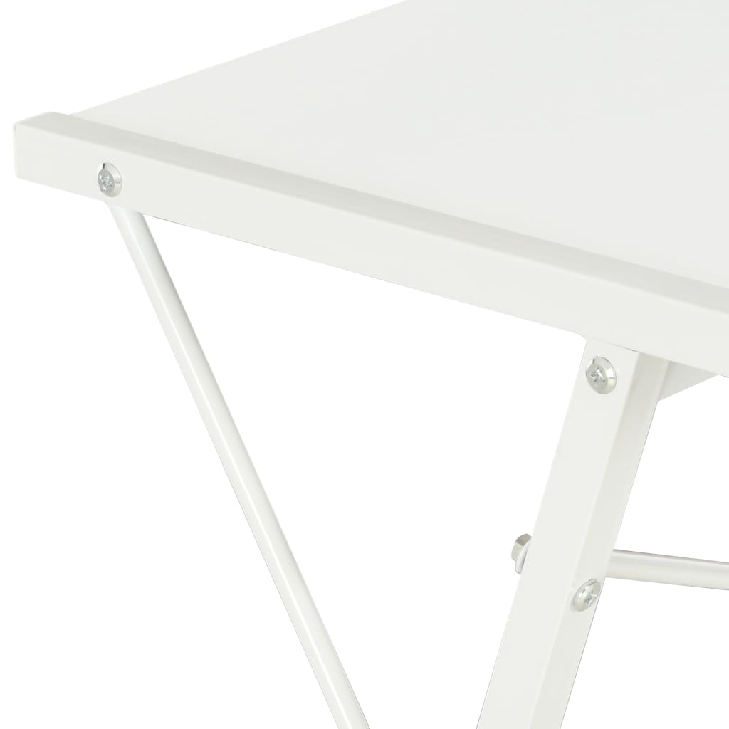 Desk with shelf white 116×50×93 cm