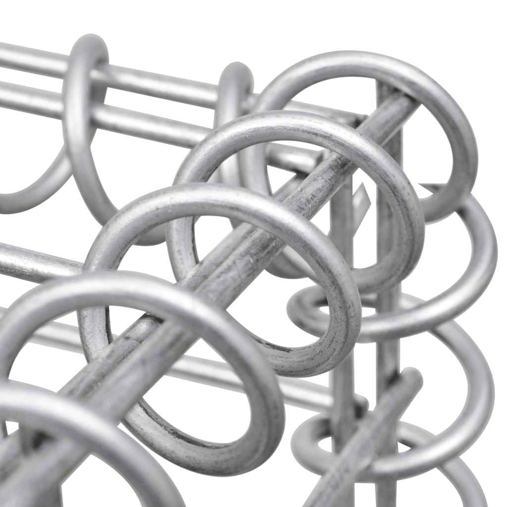 Gabionen-Hochbeet Verzinkter Stahl 360×30×30 cm
