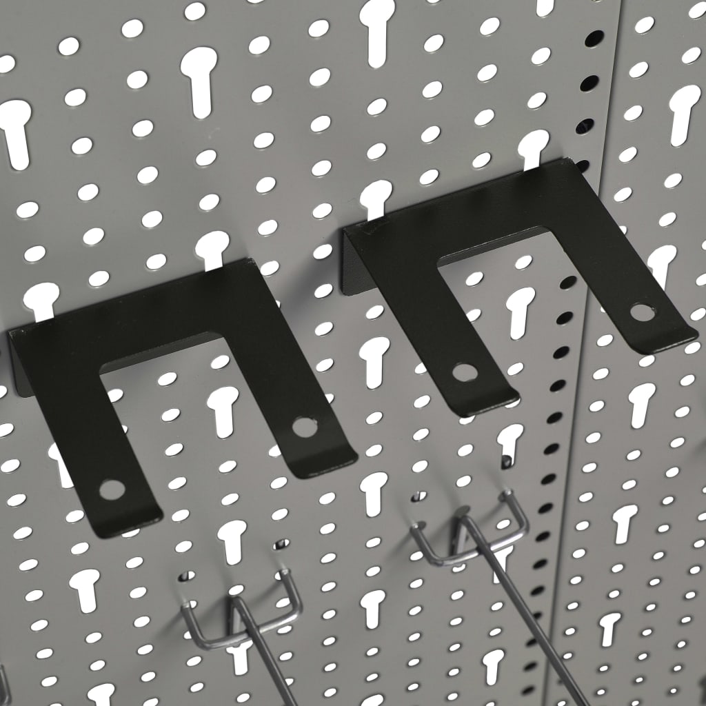 Mur à outils 3 pièces 40×58 cm en acier