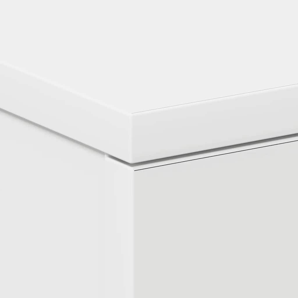 Tables de chevet 2 pcs. Blanc 38x35x56 cm en bois