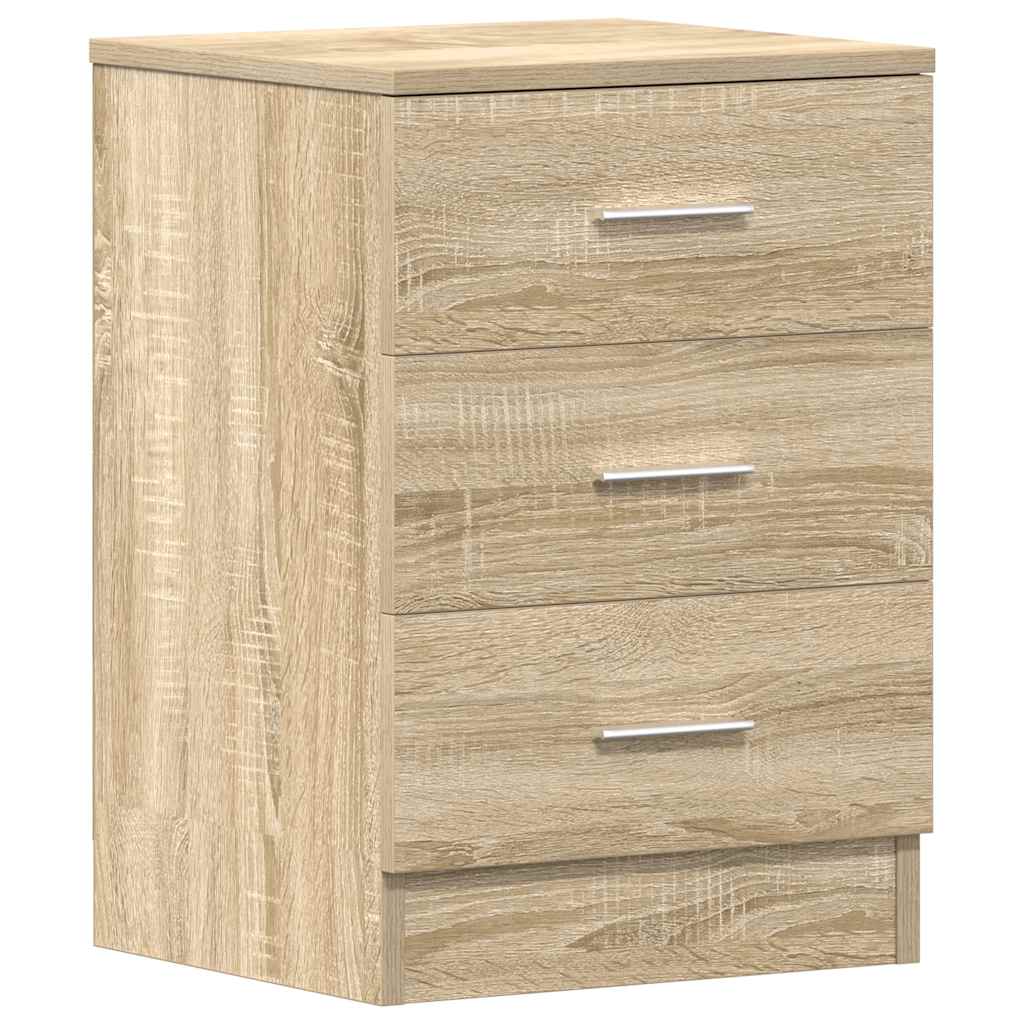 Bedside table Sonoma oak 38x35x56 cm wood material