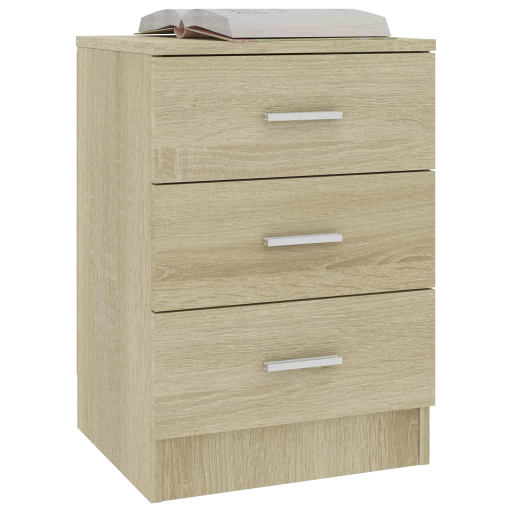 Bedside table Sonoma oak 38x35x56 cm wood material