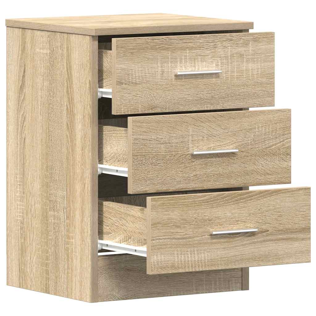 Bedside table Sonoma oak 38x35x56 cm wood material