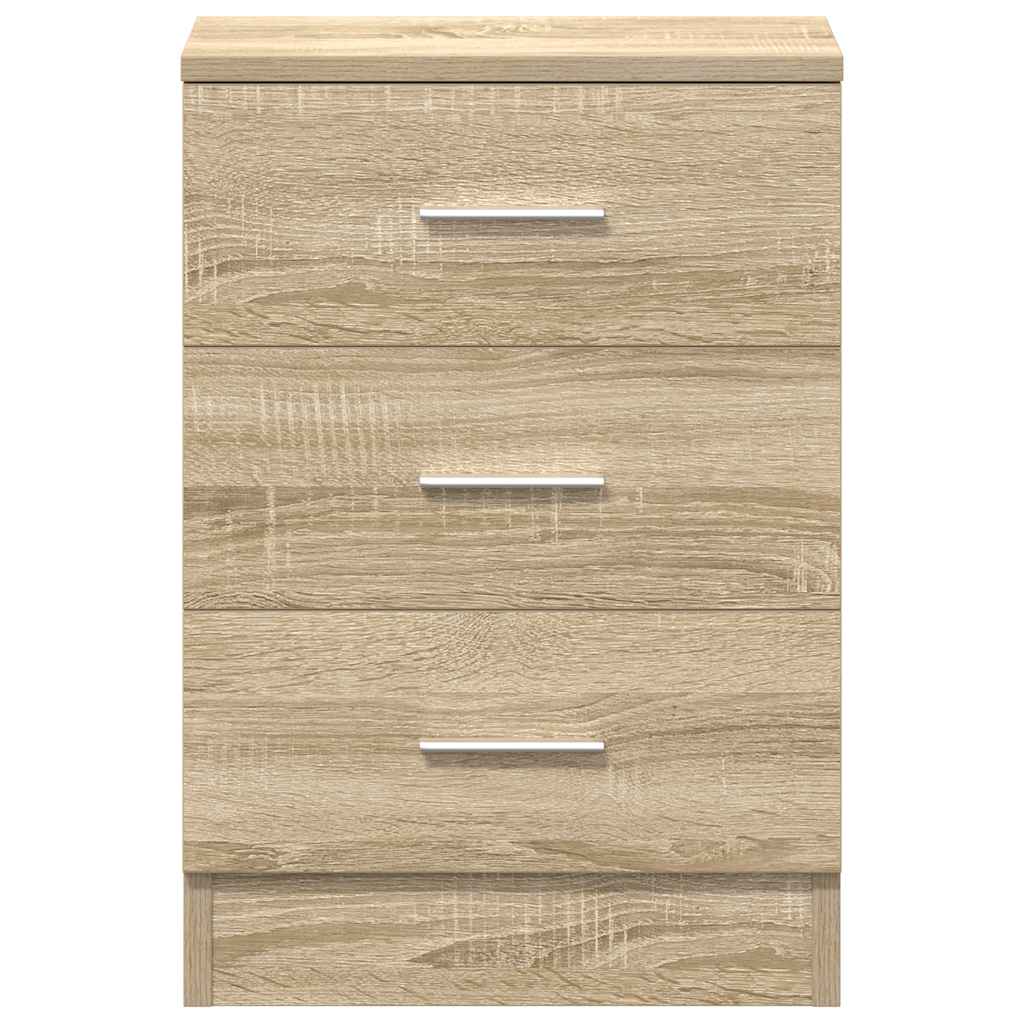 Bedside table Sonoma oak 38x35x56 cm wood material