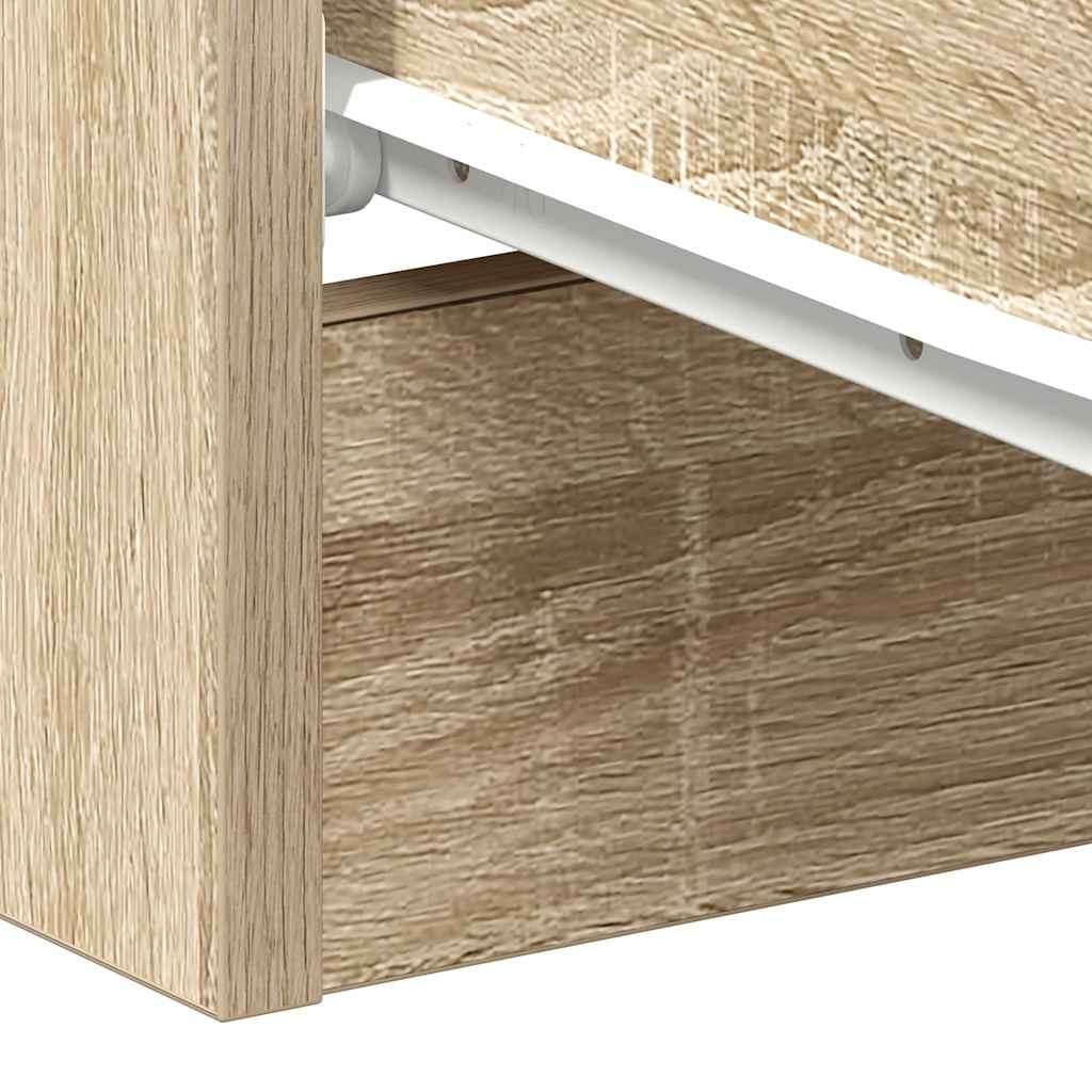 Bedside table Sonoma oak 38x35x56 cm wood material