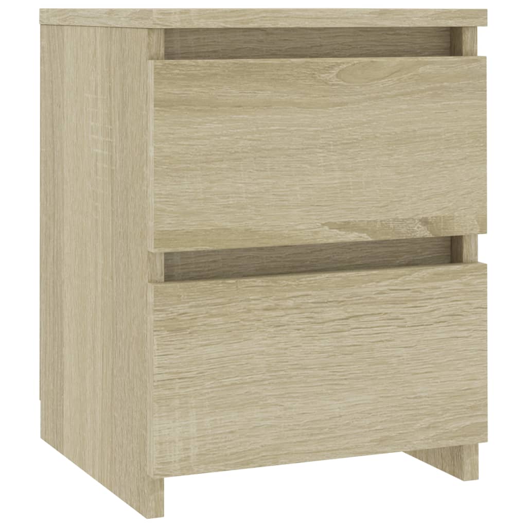 Bedside table Sonoma oak 30x30x40 cm wood material