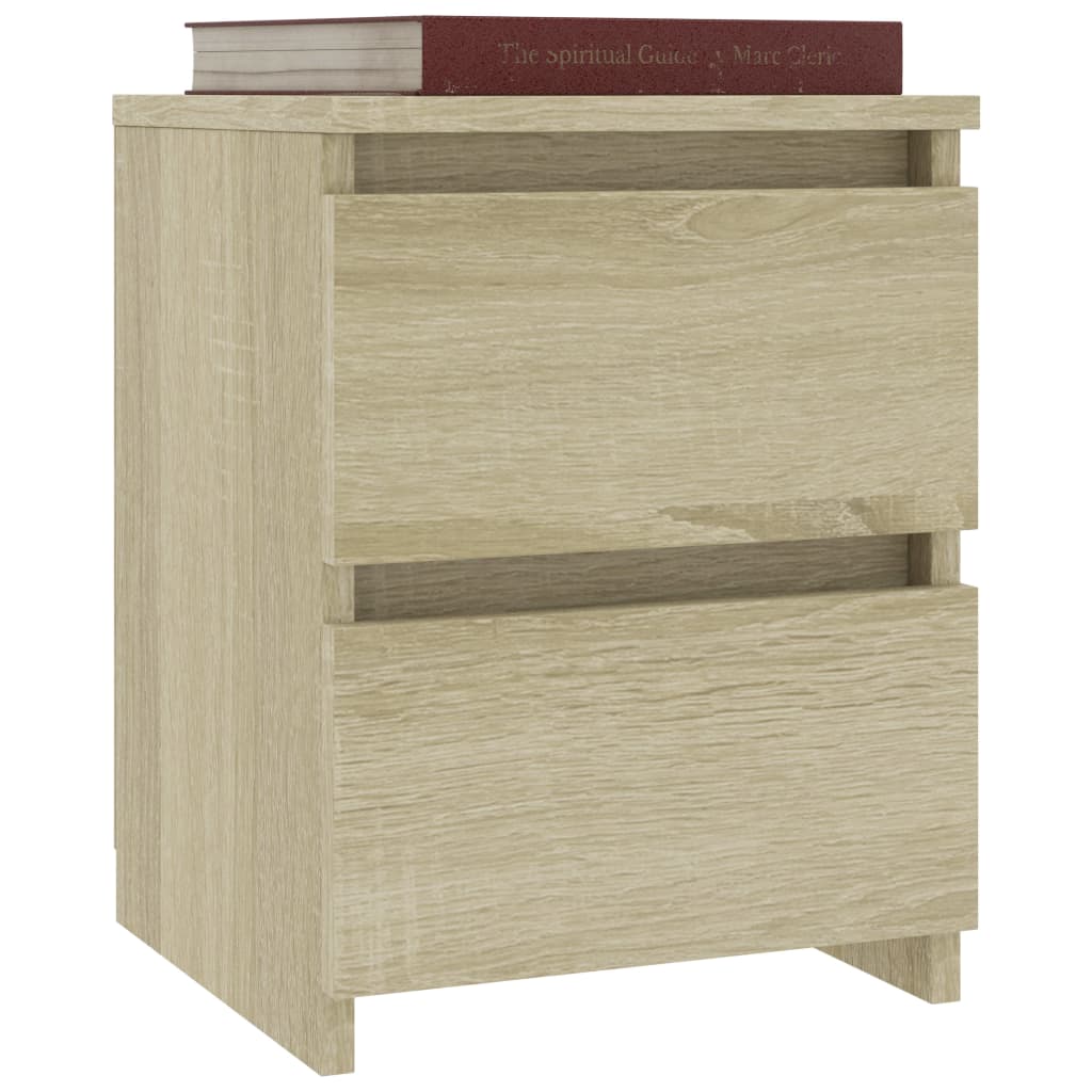 Bedside table Sonoma oak 30x30x40 cm wood material