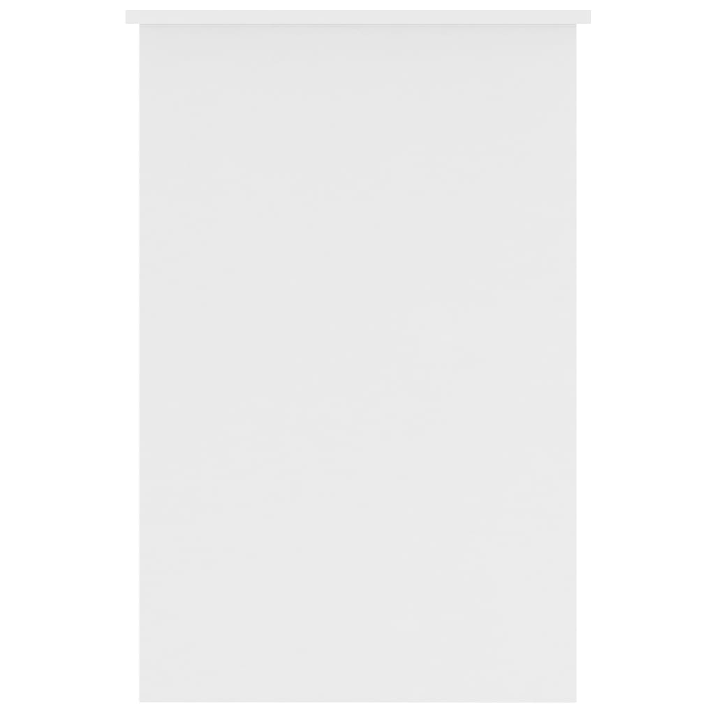 Desk White 100x50x76 cm Wood Material