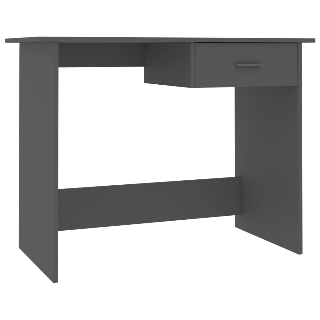 Schreibtisch Grau 100×50×76 cm Holzwerkstoff