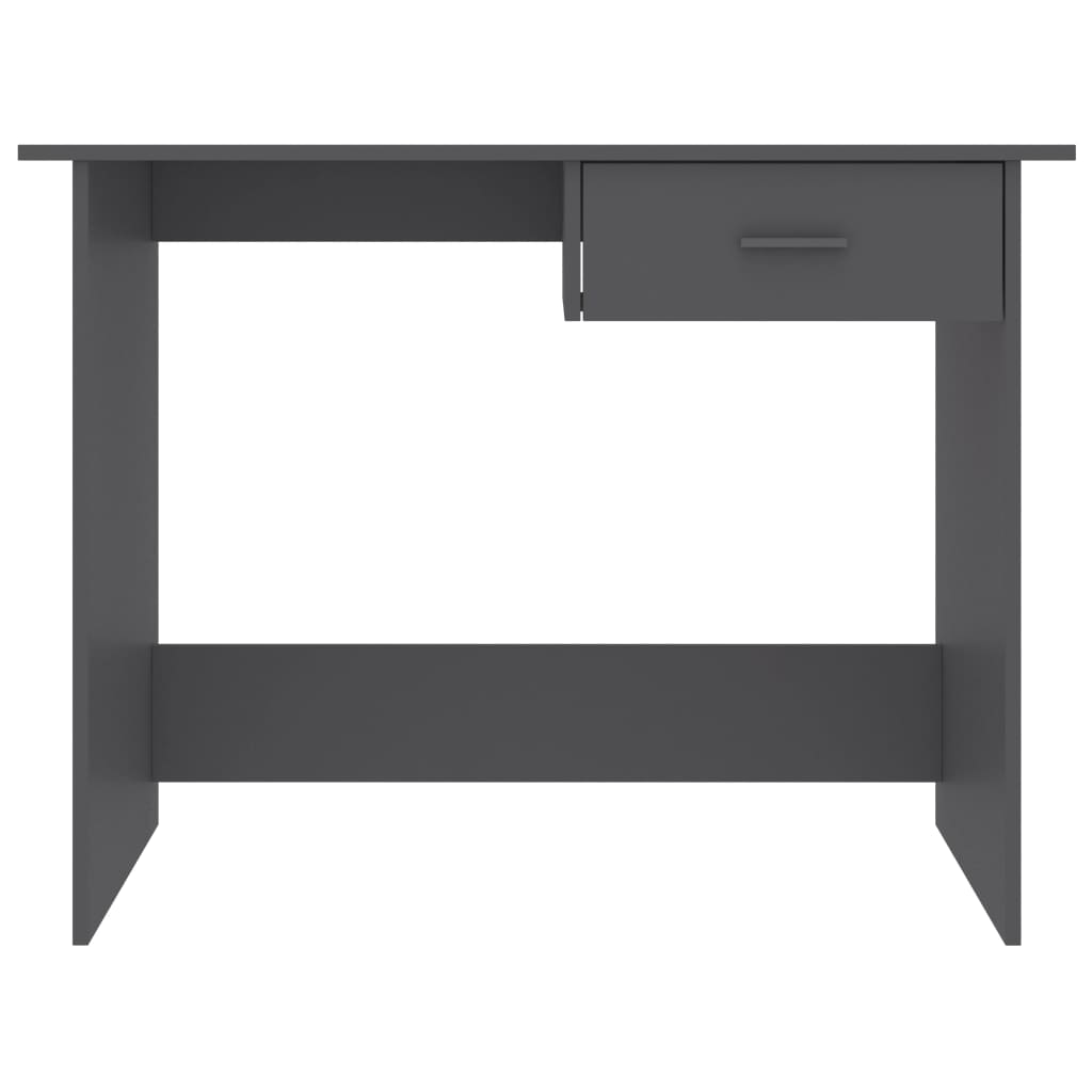Schreibtisch Grau 100×50×76 cm Holzwerkstoff