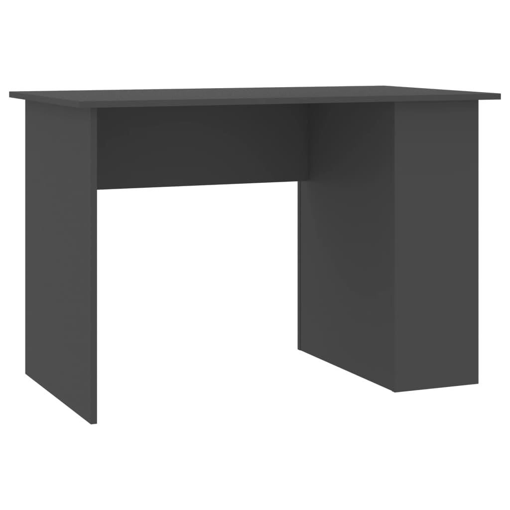 Schreibtisch Grau 110x60x73 cm Holzwerkstoff