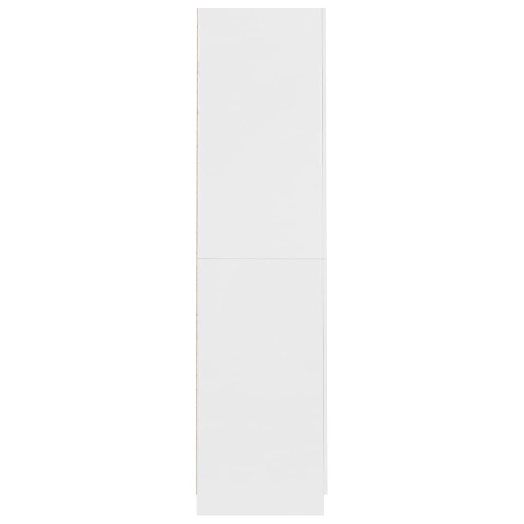 Wardrobe White 90x52x200 cm Wood Material