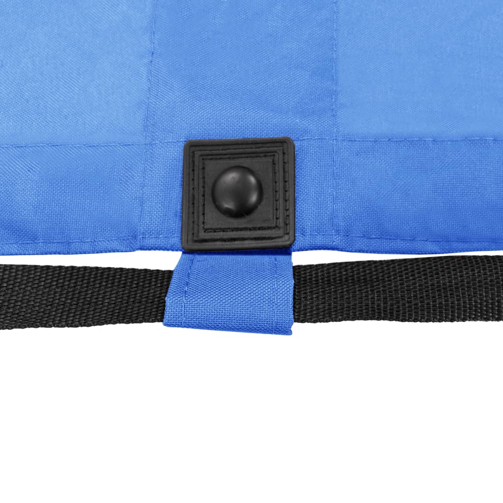 Klappbare Sonnenliege Blau Stahl