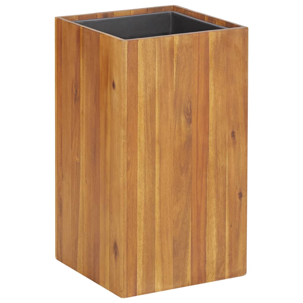 Garden raised bed 33.5 x 33.5 x 60 cm solid acacia wood
