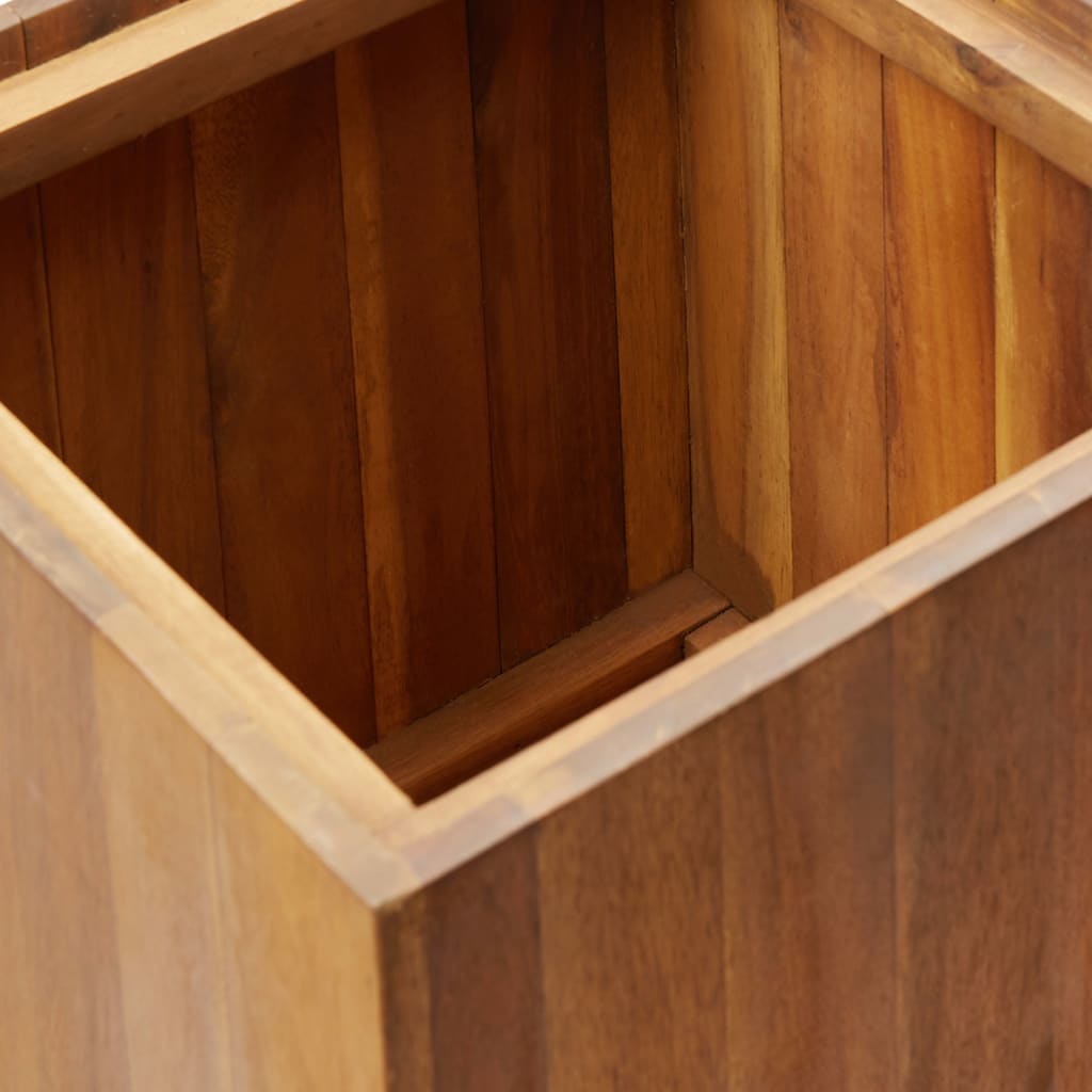 Garden raised bed 43.5 x 43.5 x 90 cm solid acacia wood
