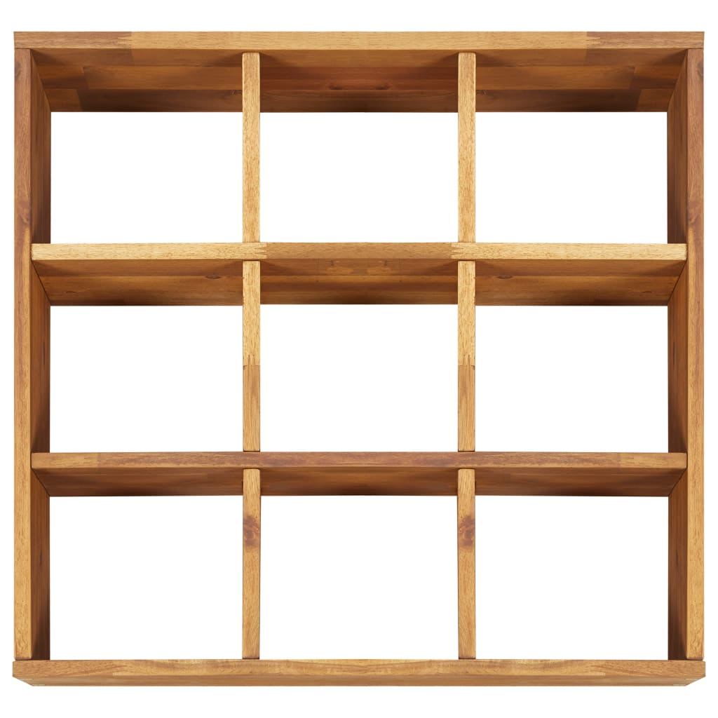 Garden raised bed for herbs solid wood acacia 60 x 60 x 15 cm