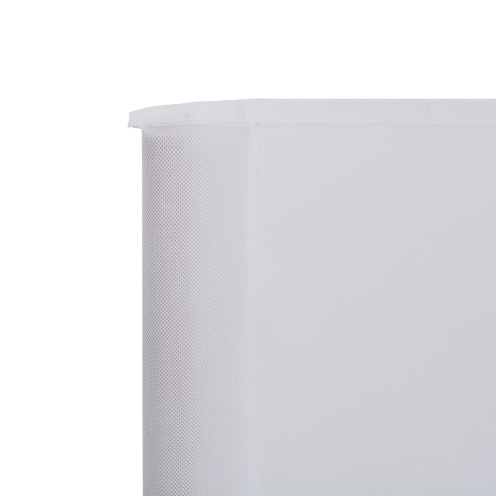 Tissu coupe-vent 6 pièces 800 x 120 cm blanc sable