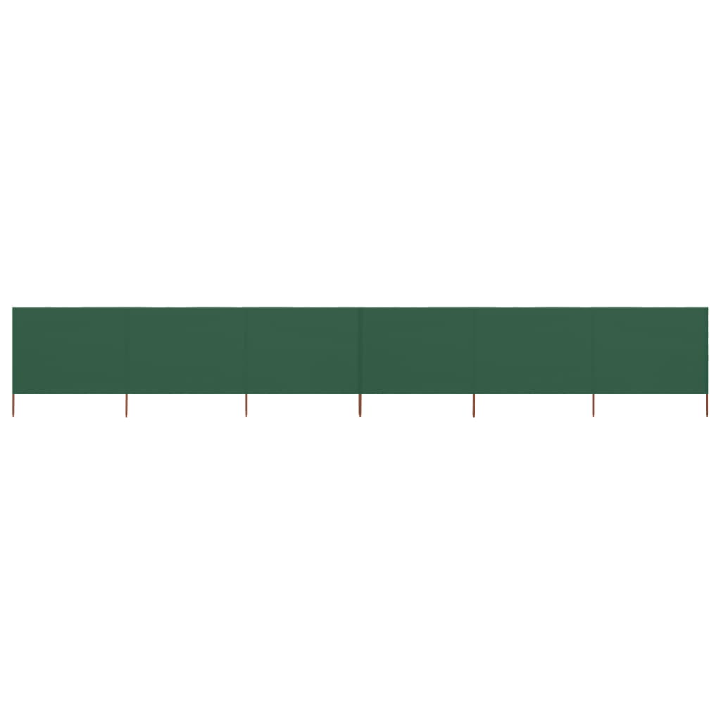 Tissu coupe-vent 6 pièces 800 x 120 cm vert