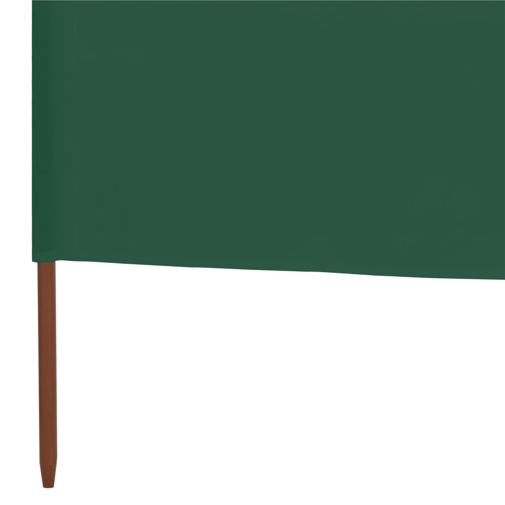 Tissu coupe-vent 6 pièces 800 x 120 cm vert