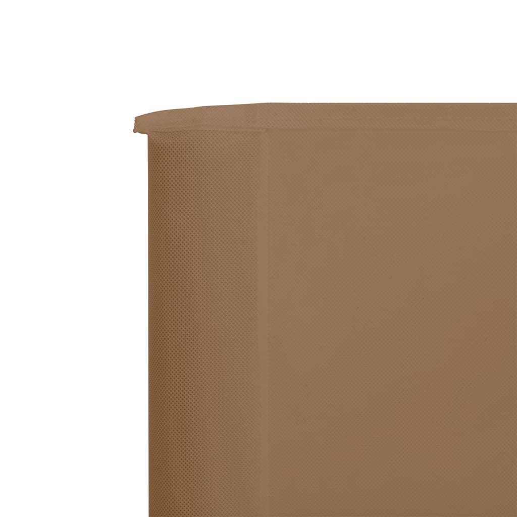 Tissu coupe-vent 6 pièces 800 x 120 cm taupe