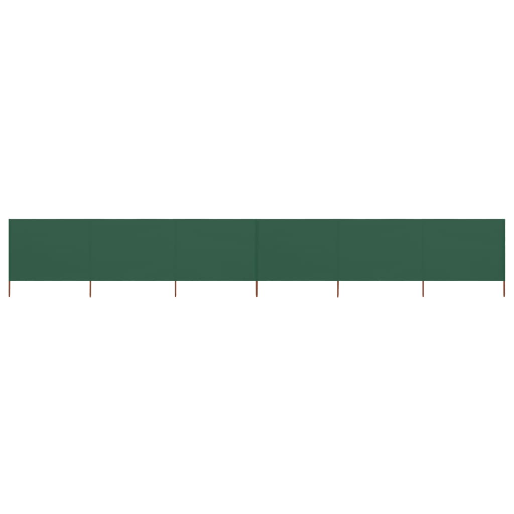 Tissu coupe-vent 6 pièces 800 x 160 cm vert
