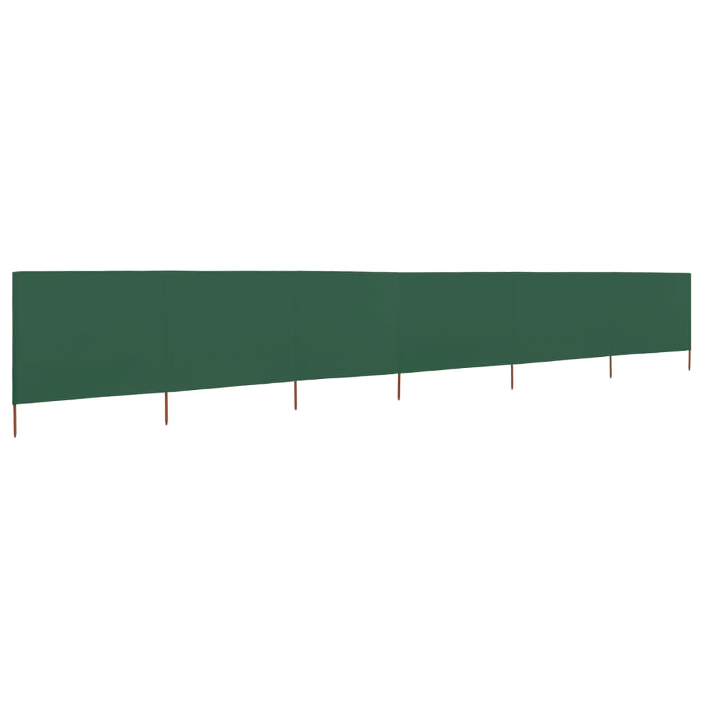 Tissu coupe-vent 6 pièces 800 x 160 cm vert