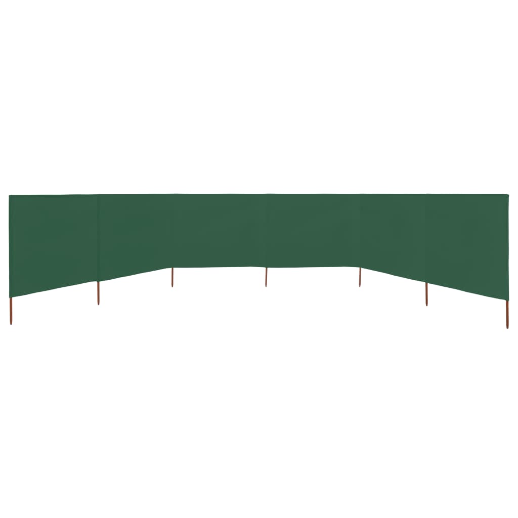 Tissu coupe-vent 6 pièces 800 x 160 cm vert