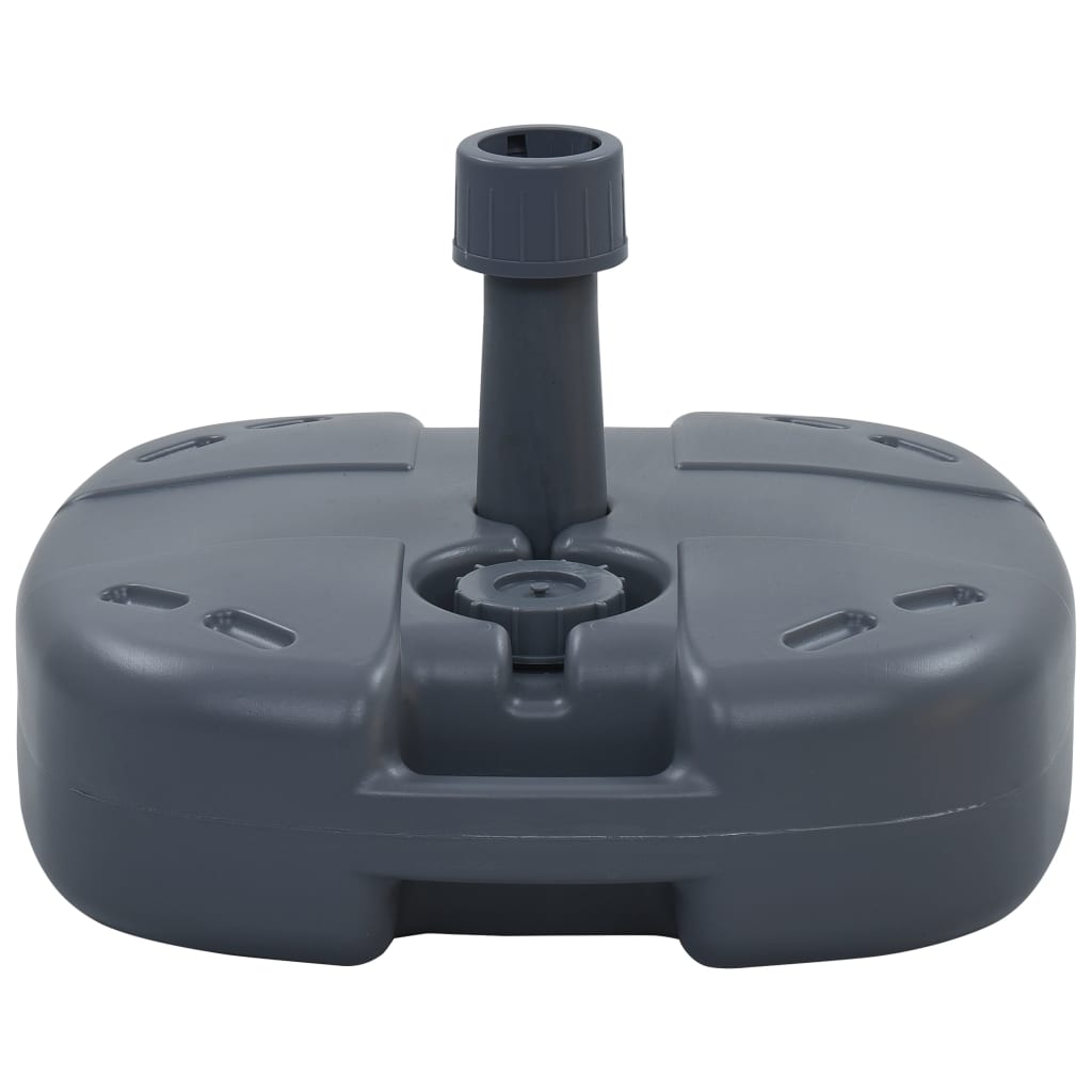 Portable Parasol Base Gray Sand/Water