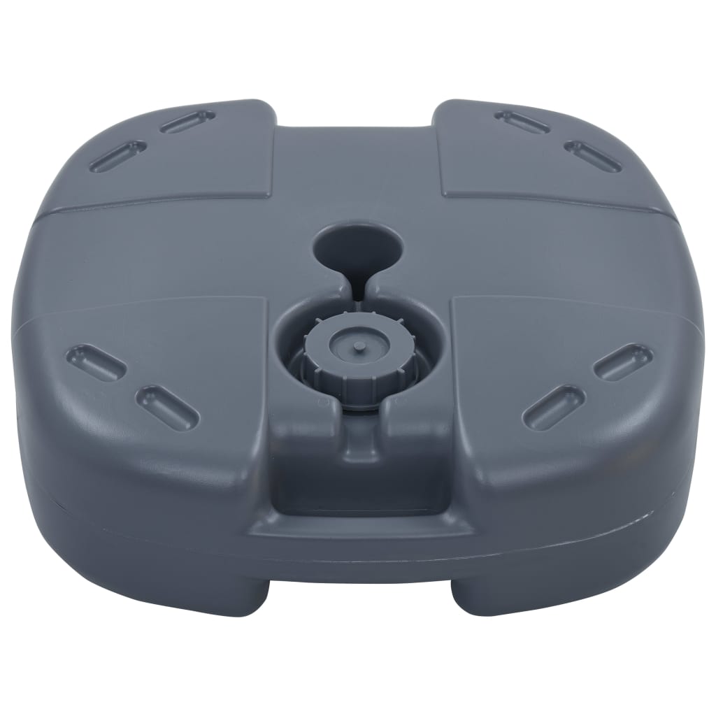 Portable Parasol Base Gray Sand/Water