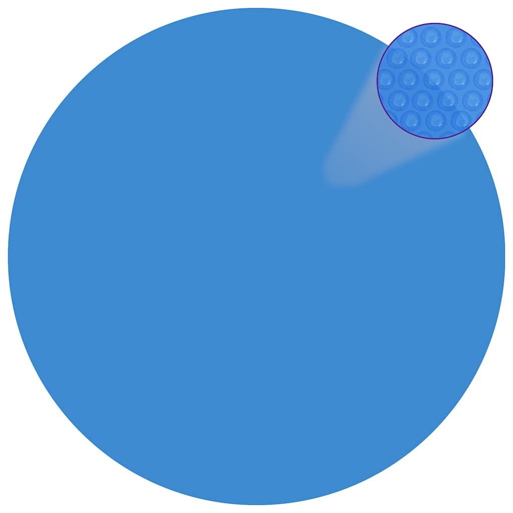 Couverture de piscine bleue 356 cm PE