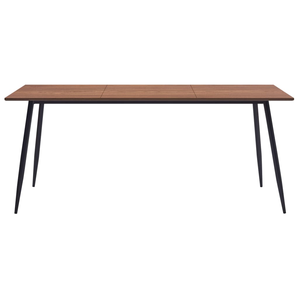 Table à manger marron 200x100x75 cm MDF