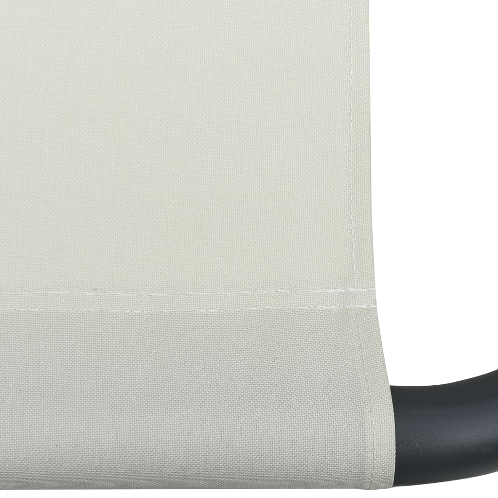 Bain de soleil en tissu crème
