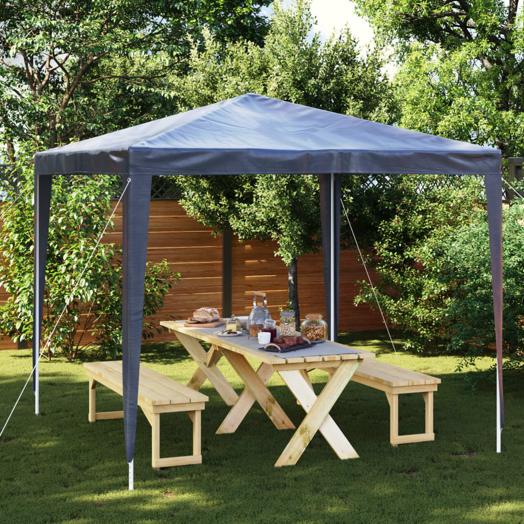 Tente de fête 2,5x2,5 m bleue