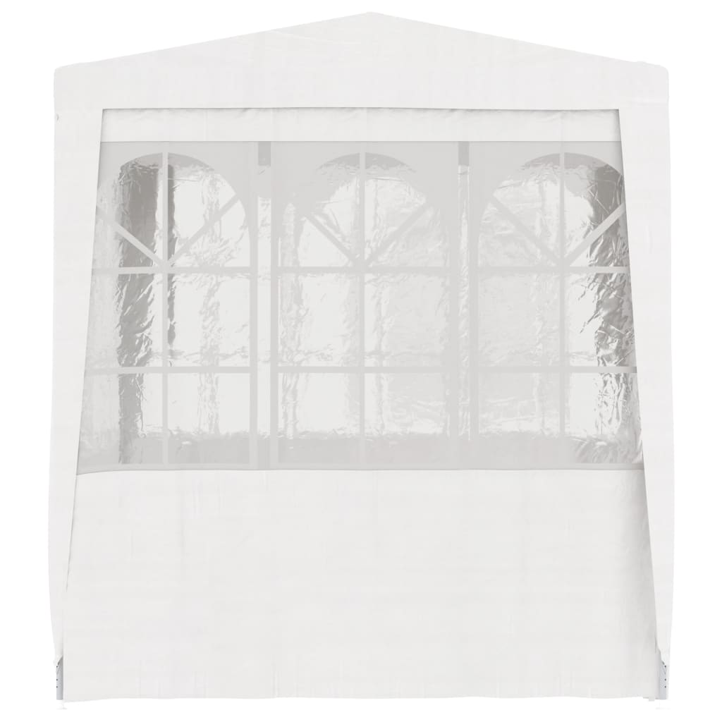 Professional party tent with side walls 2×2m white 90 g/m²