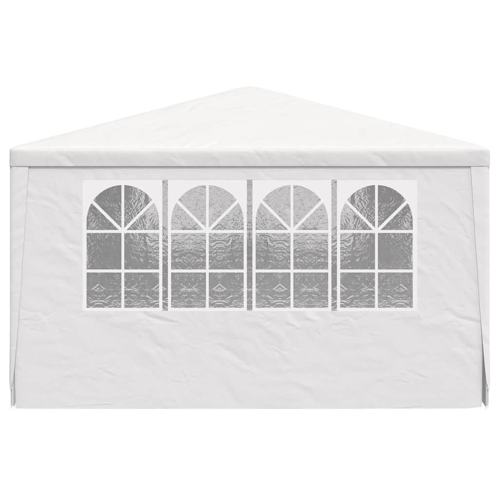 Professional party tent with side walls 4×6 m white 90 g/m²