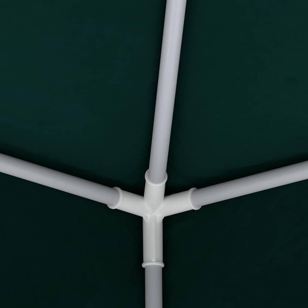 Professional party tent with side walls 2×2m green 90 g/m²