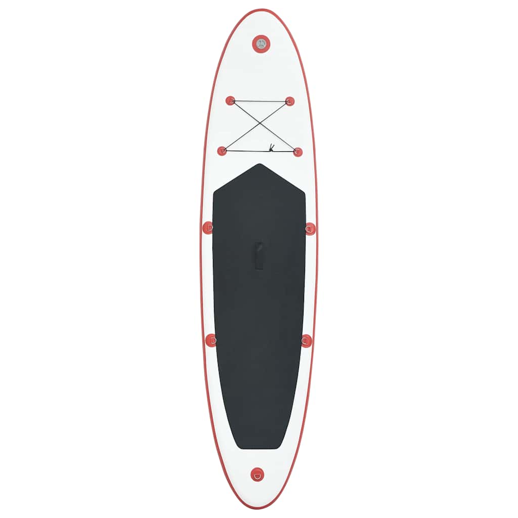 SUP-Board Aufblasbar Rot und Weiß