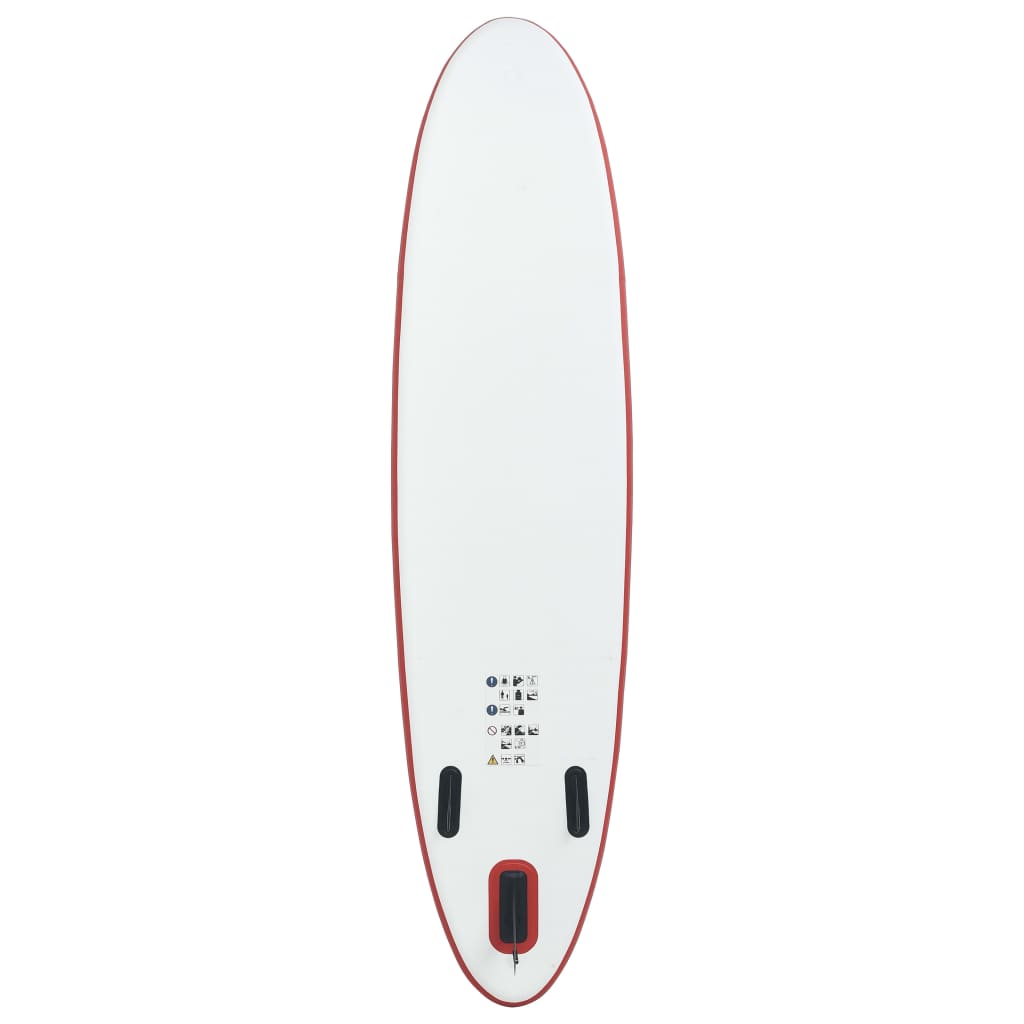 Stand Up Paddle Surfboard SUP Inflatable Red and White