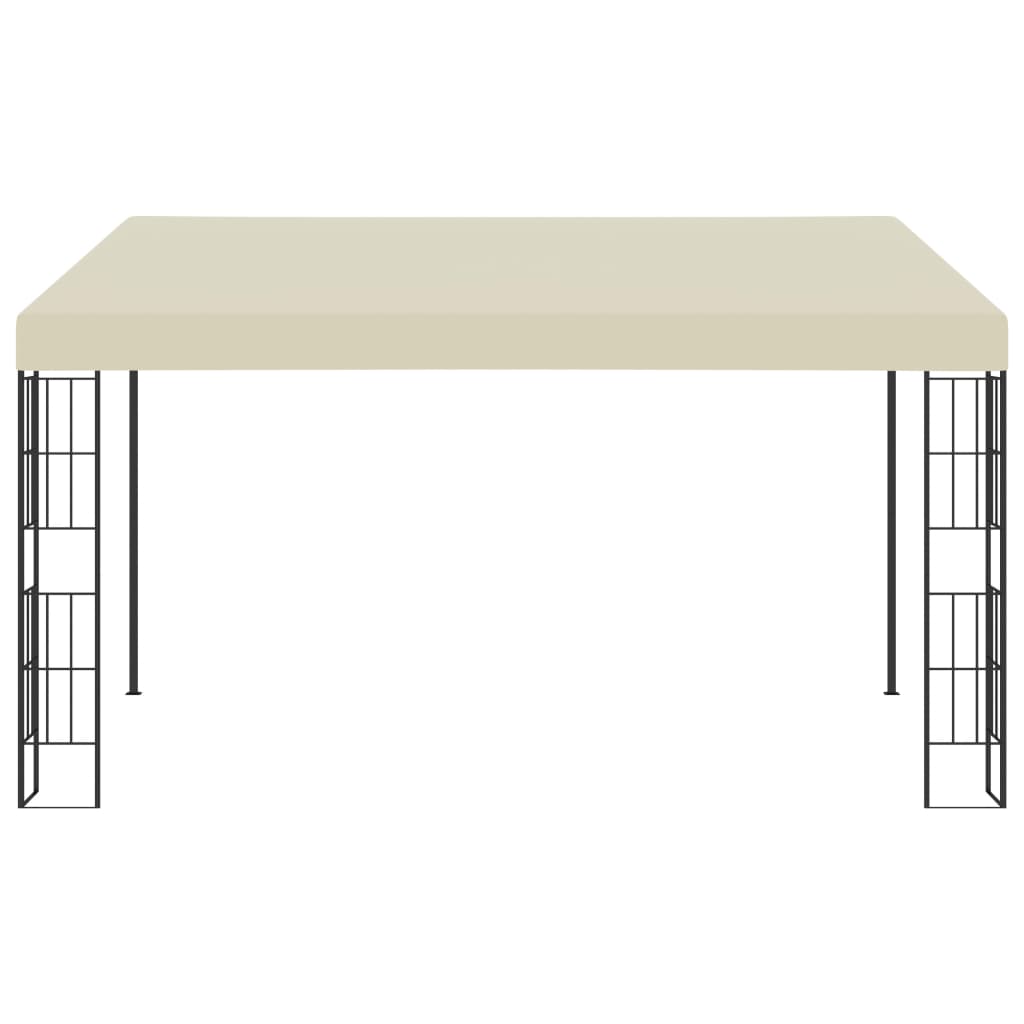 Wand-Pavillon 3x4 m Creme Stoff