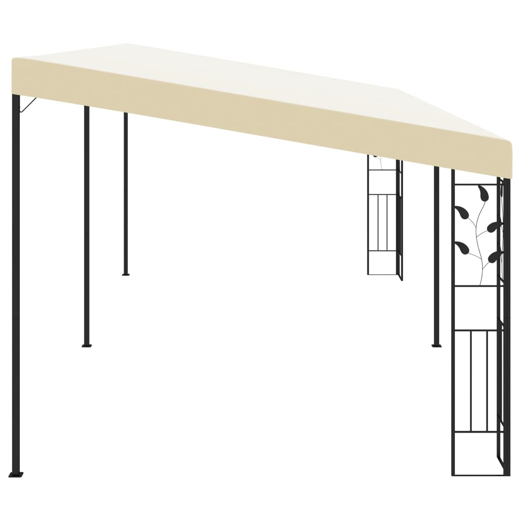 Wand-Pavillon 6x3x2,5 m Cremeweiß