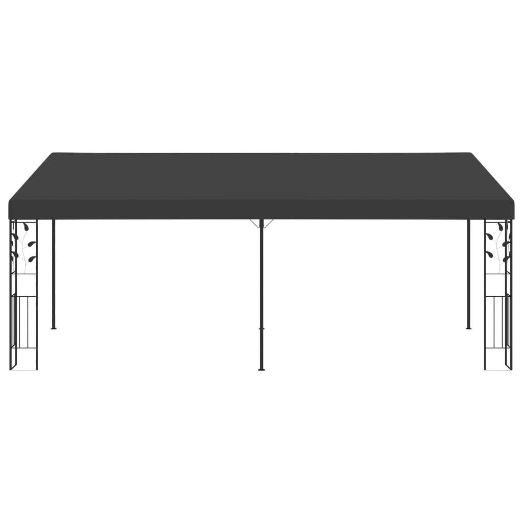 Wand-Pavillon 6x3x,5 m Anthrazit