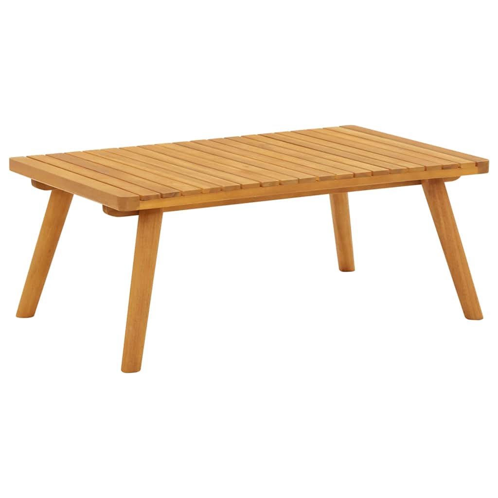 Table basse de jardin 90x55x35 cm en bois d'acacia massif