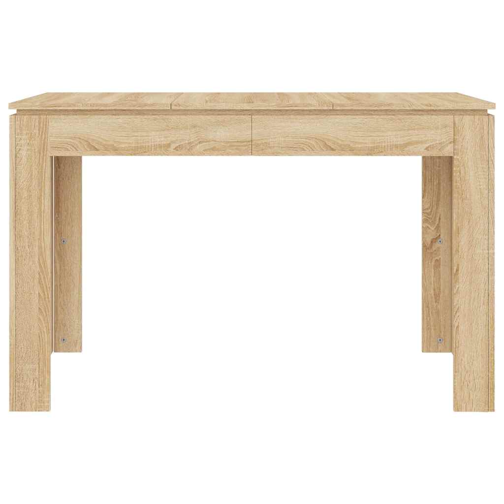 Table à manger chêne Sonoma 120x60x76 cm matériau bois