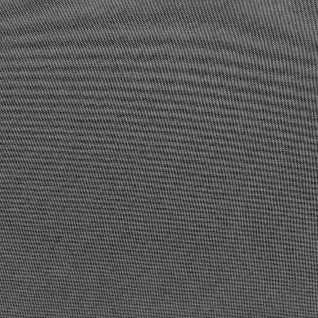 Modular middle sofa with dark grey fabric cushion