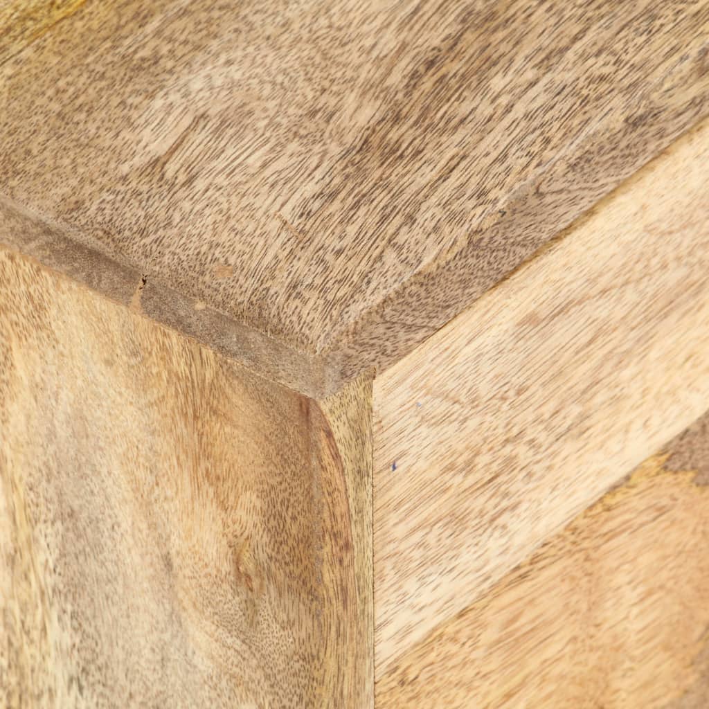 Table basse 90 x 55 x 40 cm en bois de manguier massif