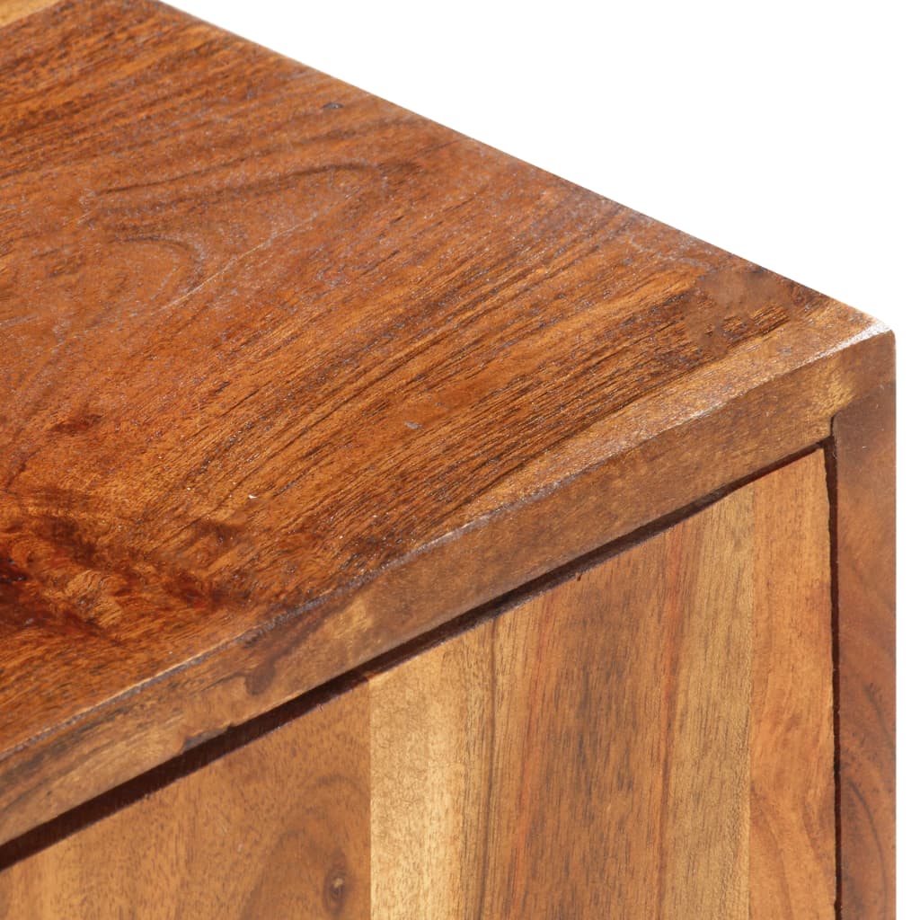 Couchtisch 90 x 55 x 40 cm Massivholz Akazie