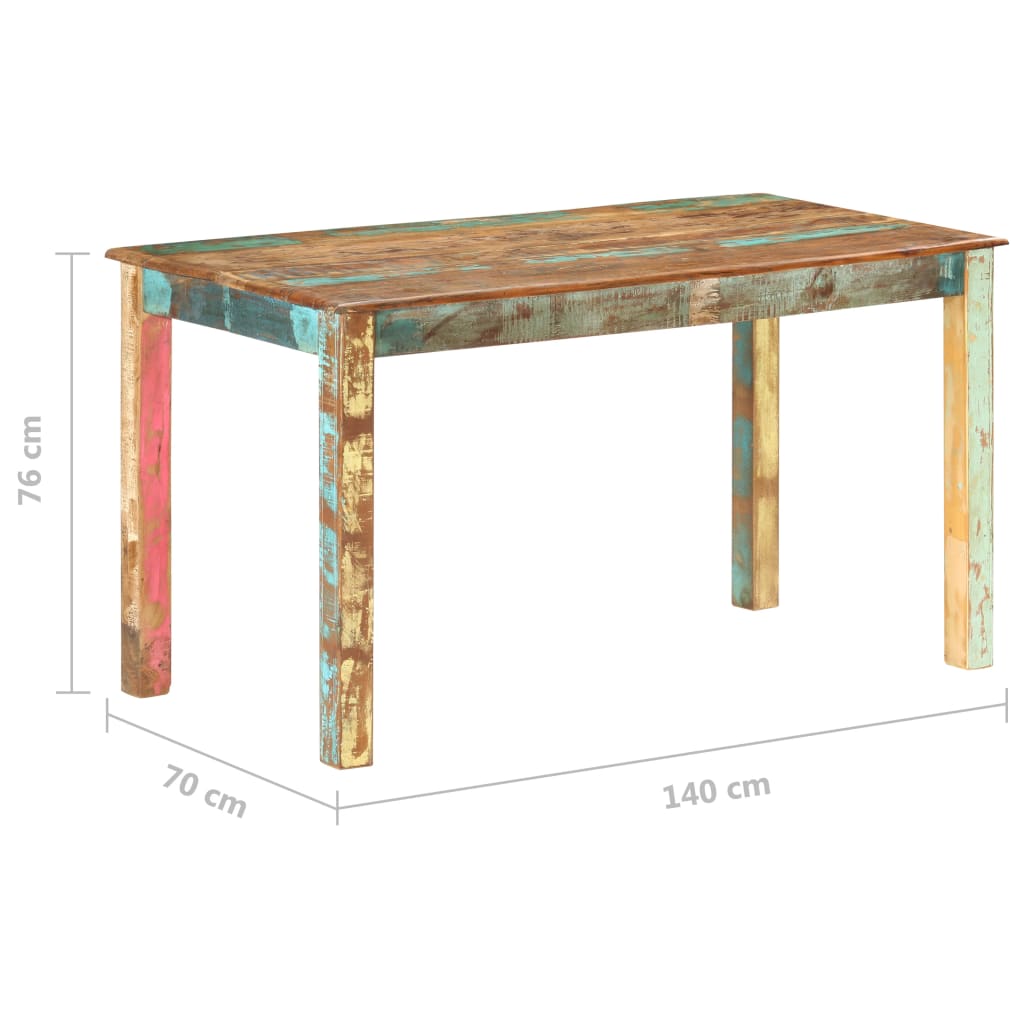 Esstisch Altholz Massiv 140x70x76 cm