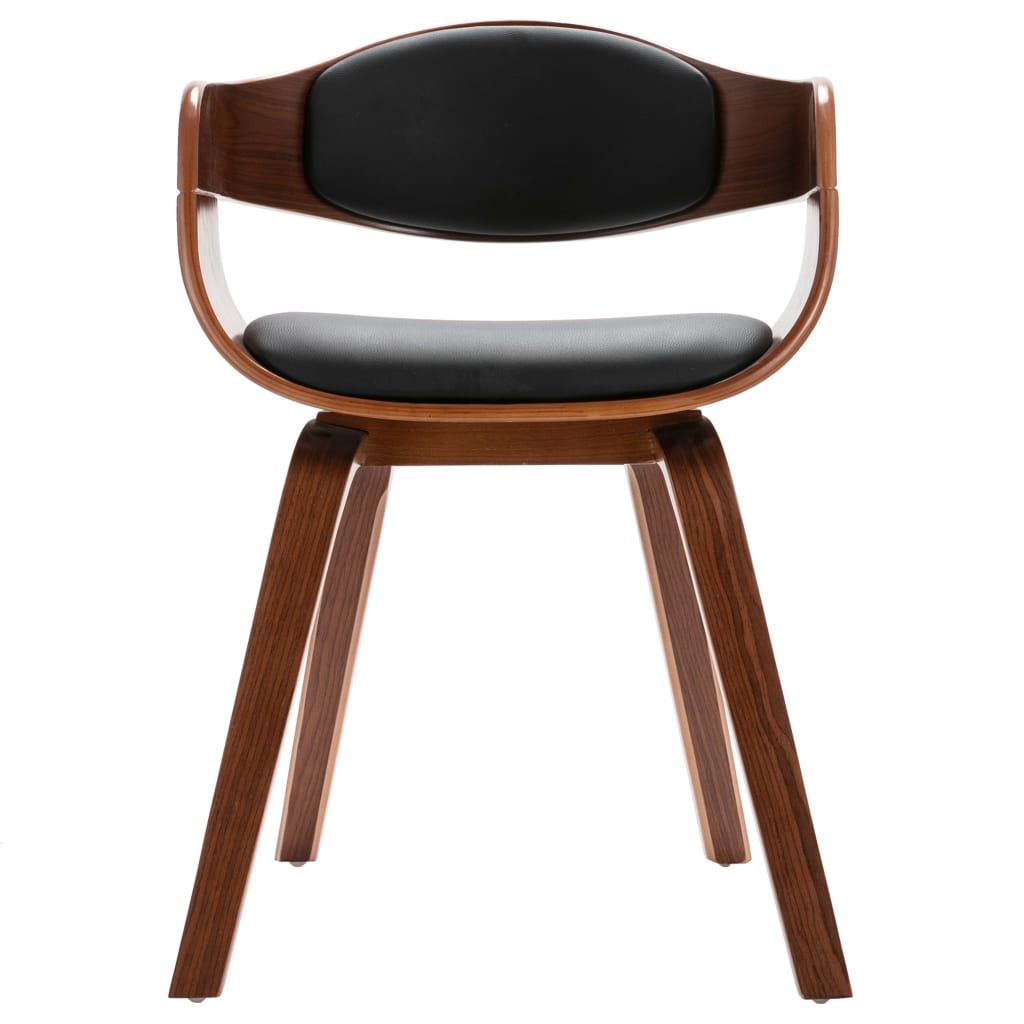 Dining room chairs 2 pcs. bentwood and imitation leather