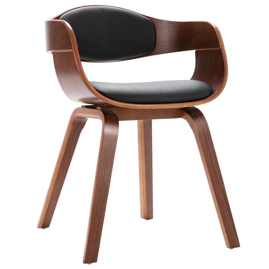 Dining room chairs 2 pcs. bentwood and imitation leather