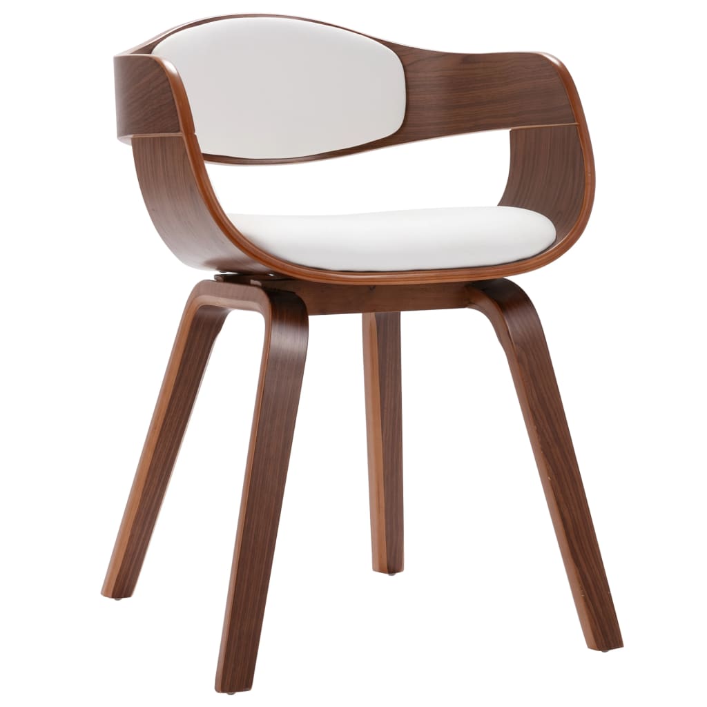 Dining room chairs 2 pcs. bentwood and imitation leather
